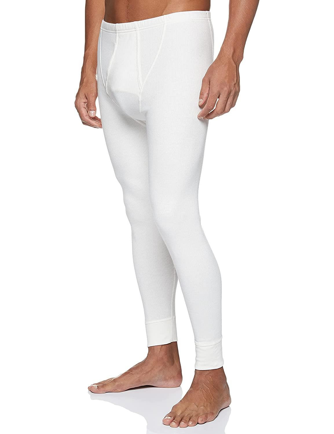 Jockey Men's Super Combed Cotton Rich Skinny Fit Mid Rise Thermal Long Johns