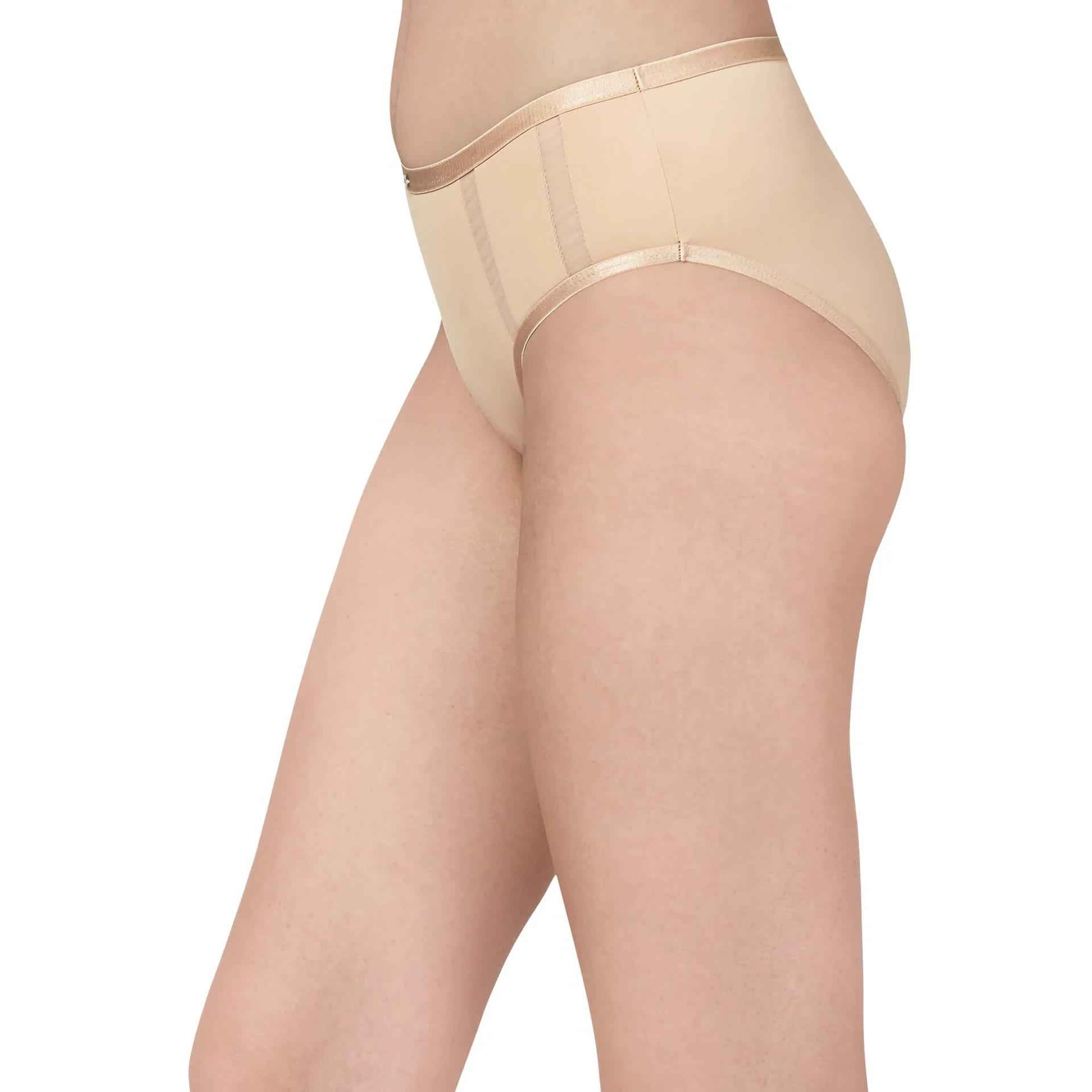 SOIE PANTY HIGH WAIST FULL COVERAGE MESH PANELLED BRIEF PANTY
