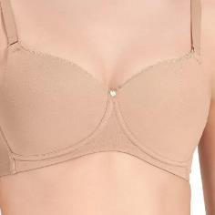 Amante Women Padded Non Wired Full Coverage Seamless Essential Wirefree T-Shirt Bra