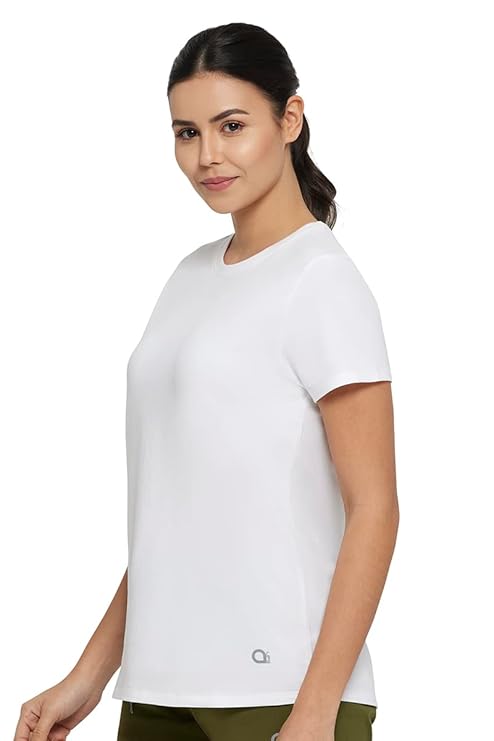 AMANTE LADIES T-SHIRT SHORT SLEEVEE CREW NECK T-SHIRT