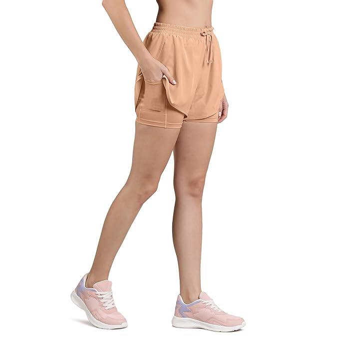 AMANTE WOMAN ACTIVE SHORTS HIGH RISE SHORTS