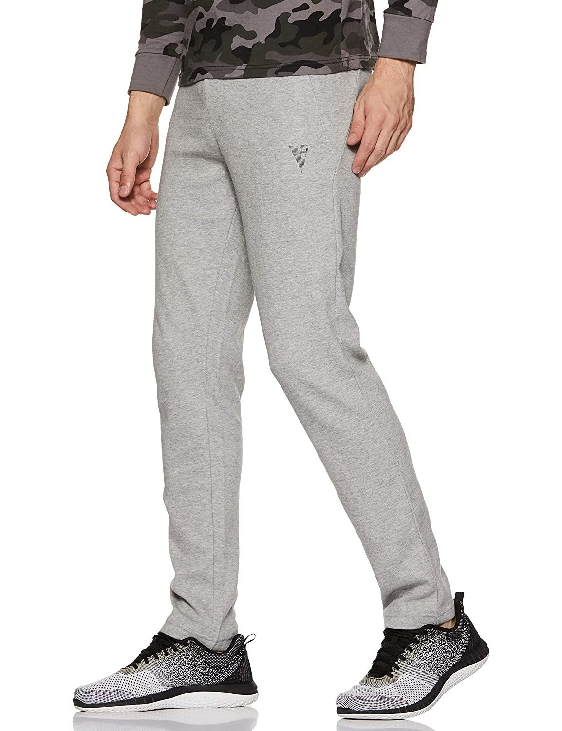 Van Heusen Men's Regular Fit Mid Rise Athleisure Smart Tech Trackpants - Easy Stain Release, Anti Stat, Ultra Soft