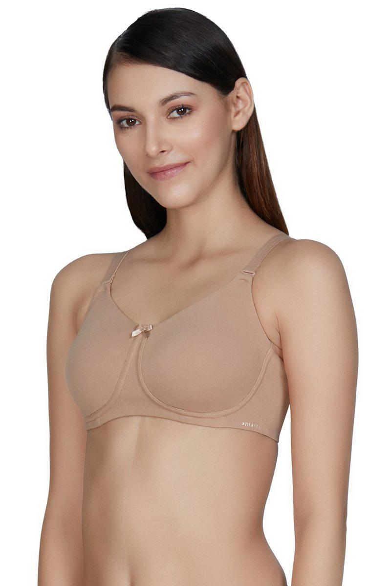 AMANTE BRA NON PADDED NON WIRED FULL COVERAGE SEAMLESS BRA
