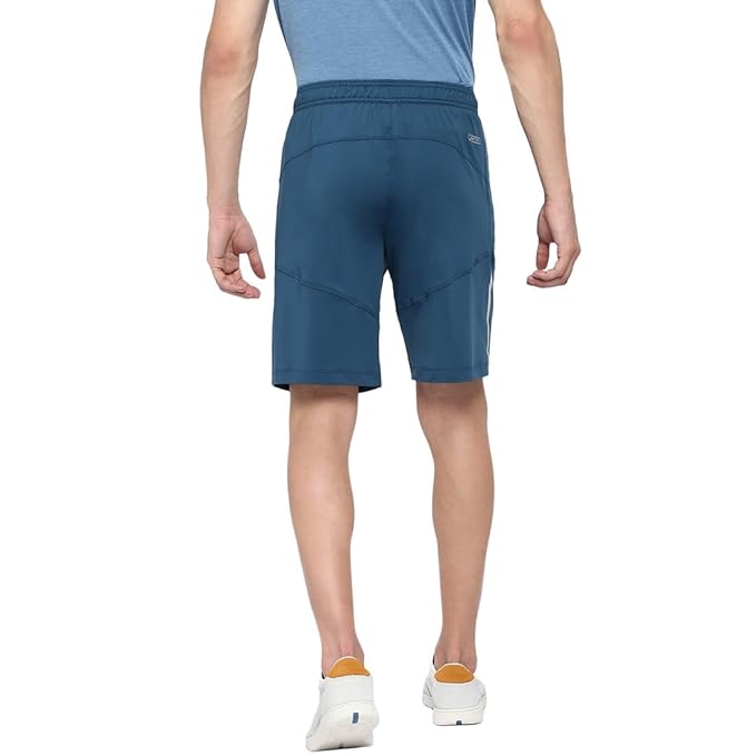 Van Heusen Active Men Knit Shorts - Polyester Spandex