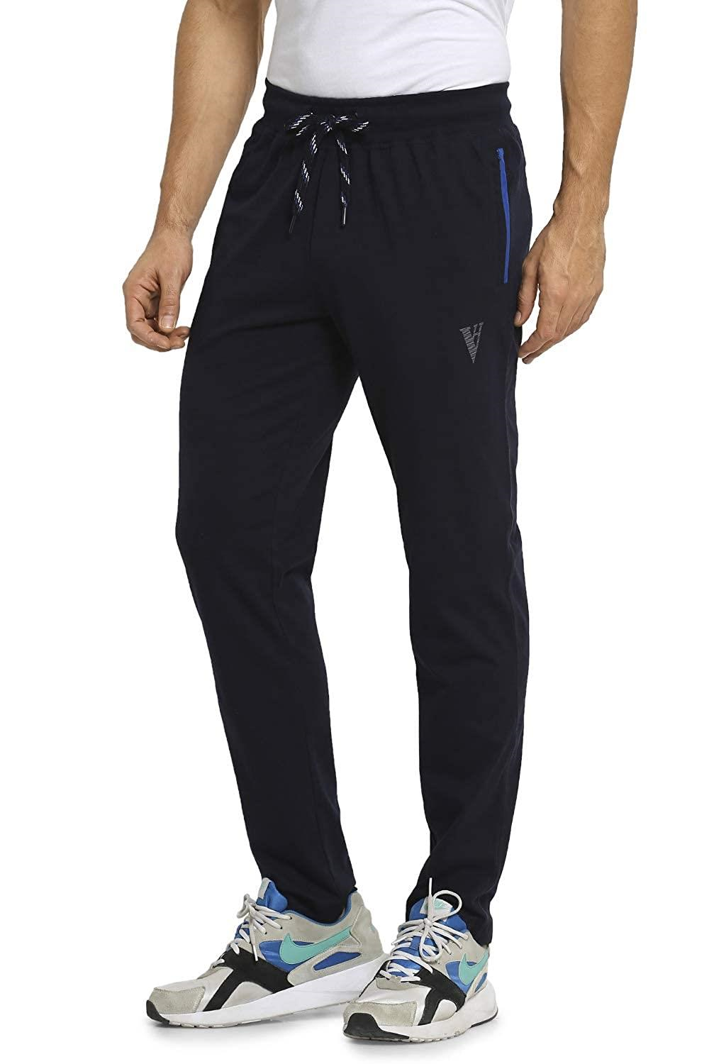 Van Heusen Men Athleisure Smart Tech Regular Fit Track pants - Easy Stain Release, Anti Stat, Ultra Soft
