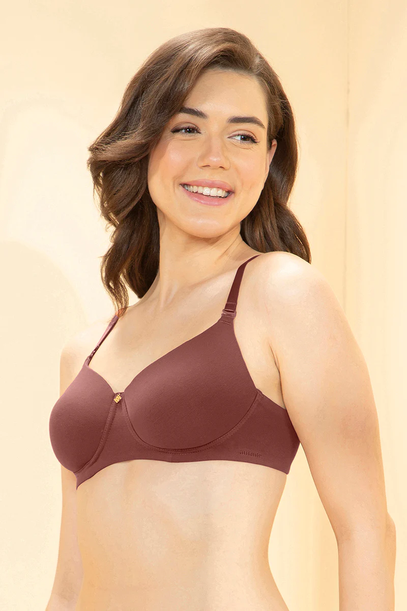 Amante  Breathable Easy Padded Wired Cotton Bra