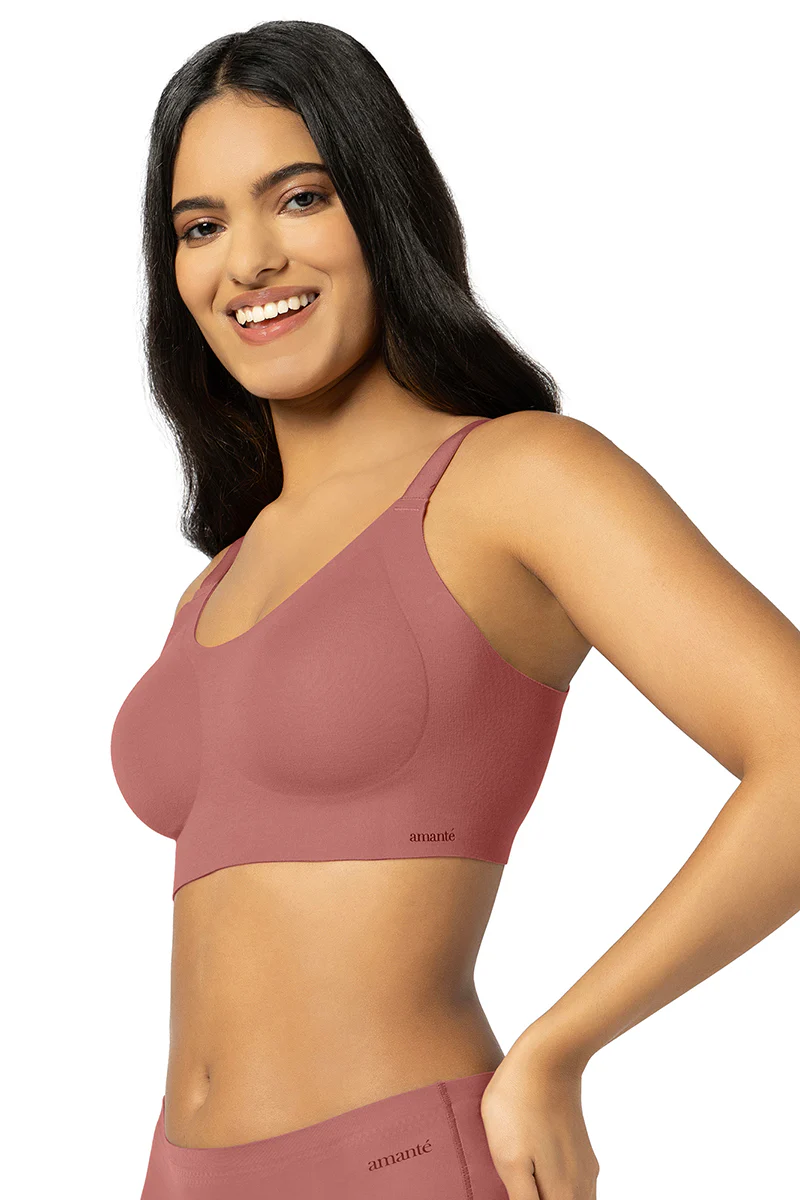 Amante  Invisi Breathe Non-Padded Non-Wired Cotton Bra