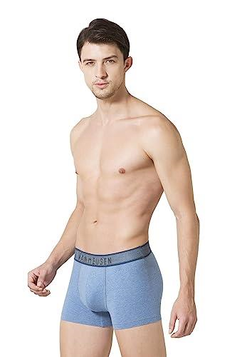 VH MEN TRUNK COTTON ELASTANE - DENIM JACQUARD WAIST, PLUSH BACK ELASTICIZED WAISTBAND TRUNK