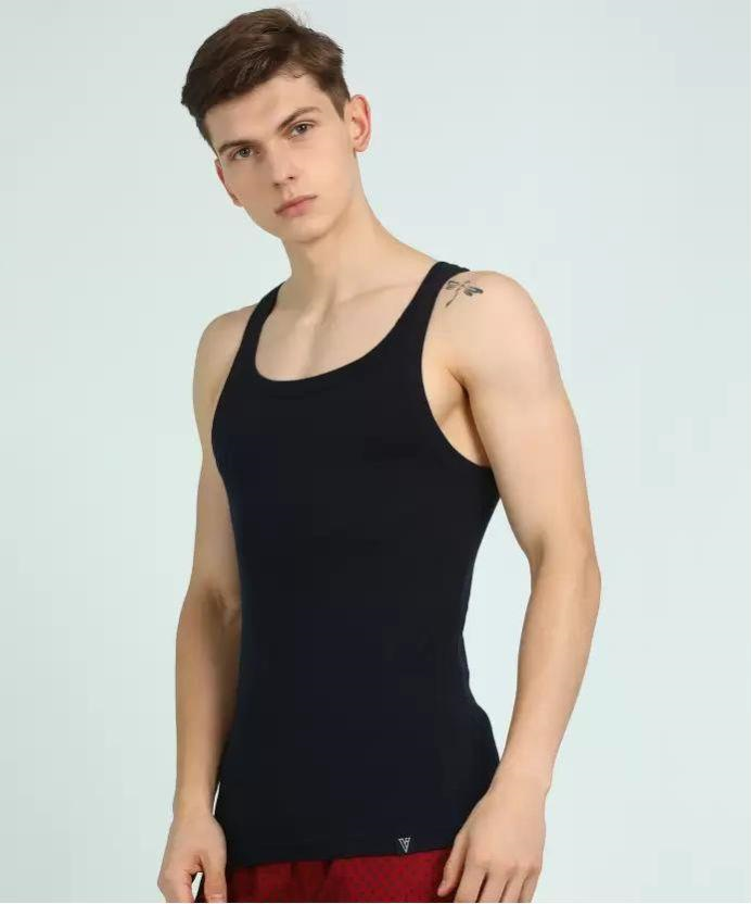 VH MEN VEST RACER 100% COTTON