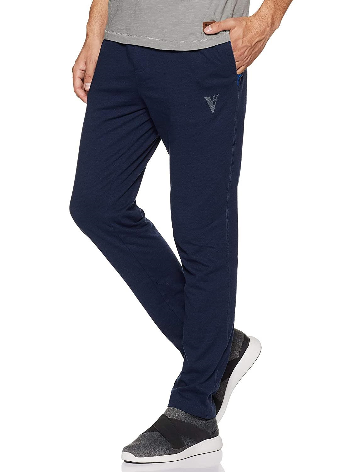 Van Heusen Men Athleisure Smart Tech Regular Fit Track pants - Easy Stain Release, Anti Stat, Ultra Soft