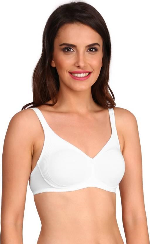 Jockey  Women Super Combed Cotton Elastane Everyday Bra | Wirefree | Non Padded | Full Coverage with Contoured Shaper Panel | Fabric
