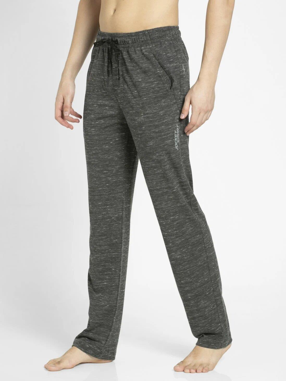 Jockey Men's Super Combed Cotton Rich Slim Fit Mid Rise Trackpants