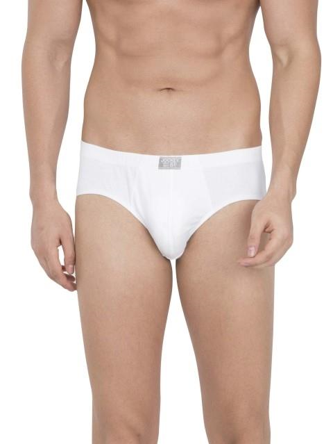 Jockey Men's Cotton White Brief (PACK OF 2 )