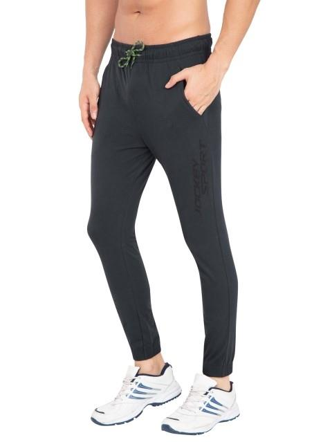 Jockey Men's Super Combed Cotton Rich Slim Fit Mid Rise Active Wear Joggers with Side Pockets
