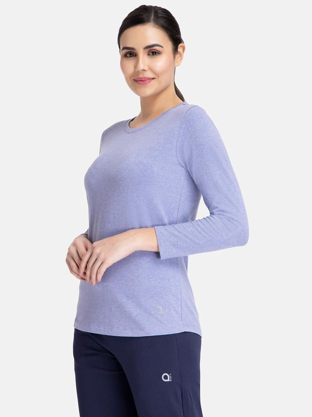 AMANTE Long Sleeve Round Neck T-Shirt