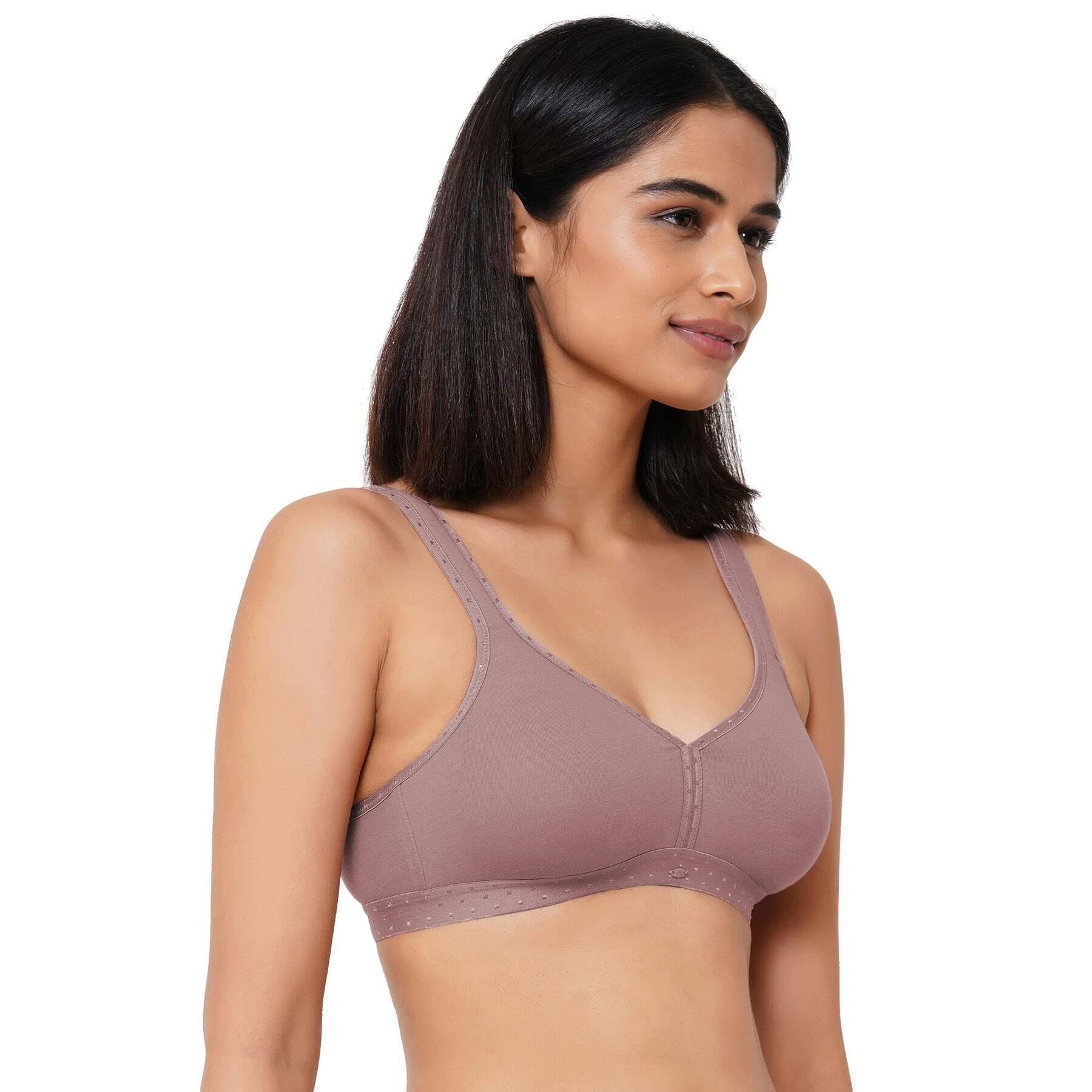 Full coverage Non padded Non wired Bra