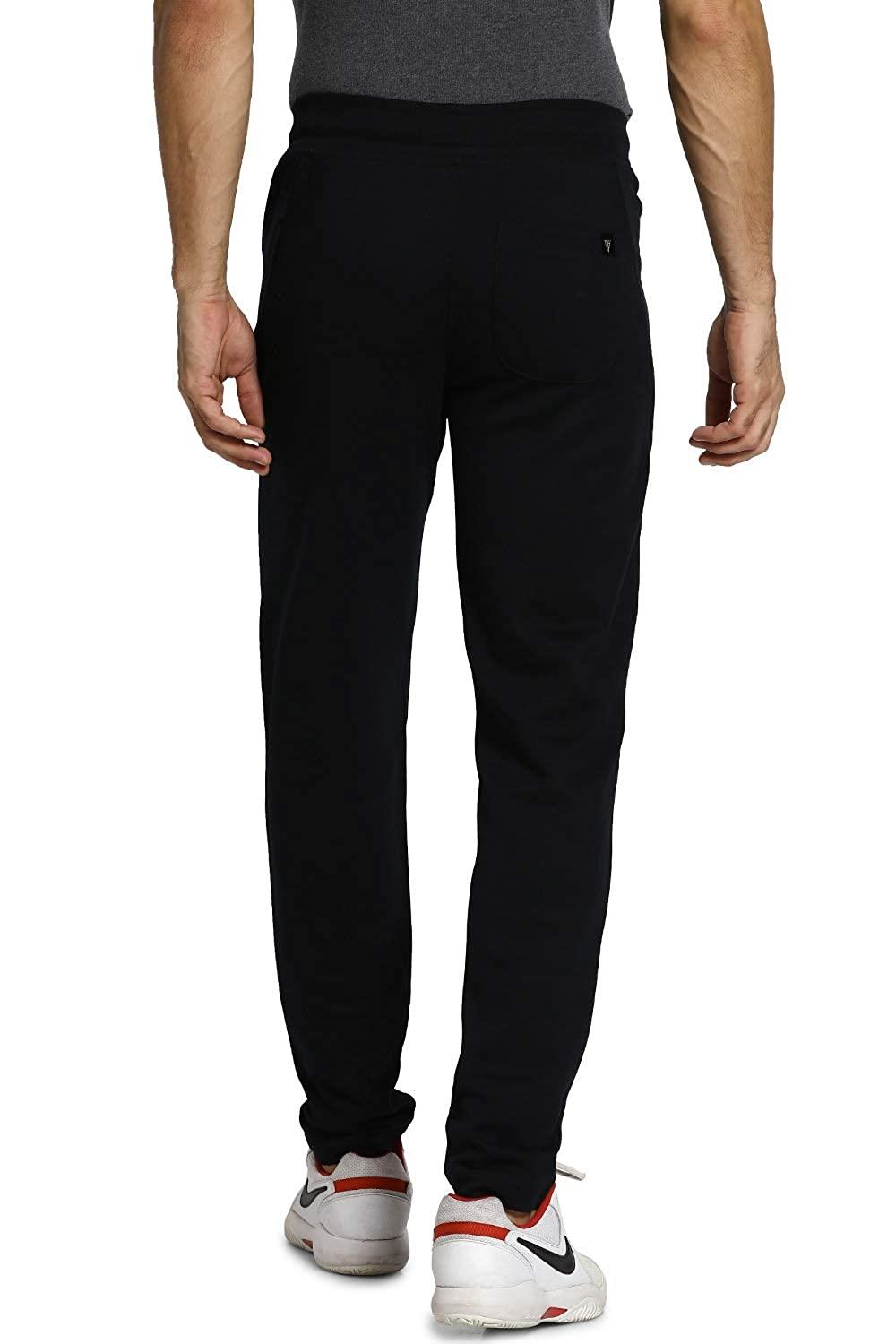 Van Heusen Men's Regular Fit Mid Rise Athleisure Smart Tech Trackpants - Easy Stain Release, Anti Stat, Ultra Soft