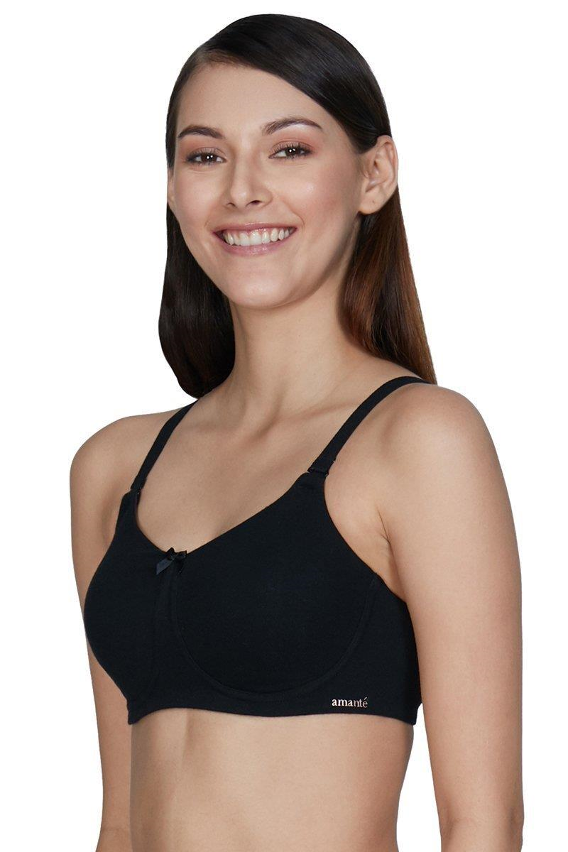 AMANTE BRA NON PADDED NON WIRED FULL COVERAGE SEAMLESS BRA