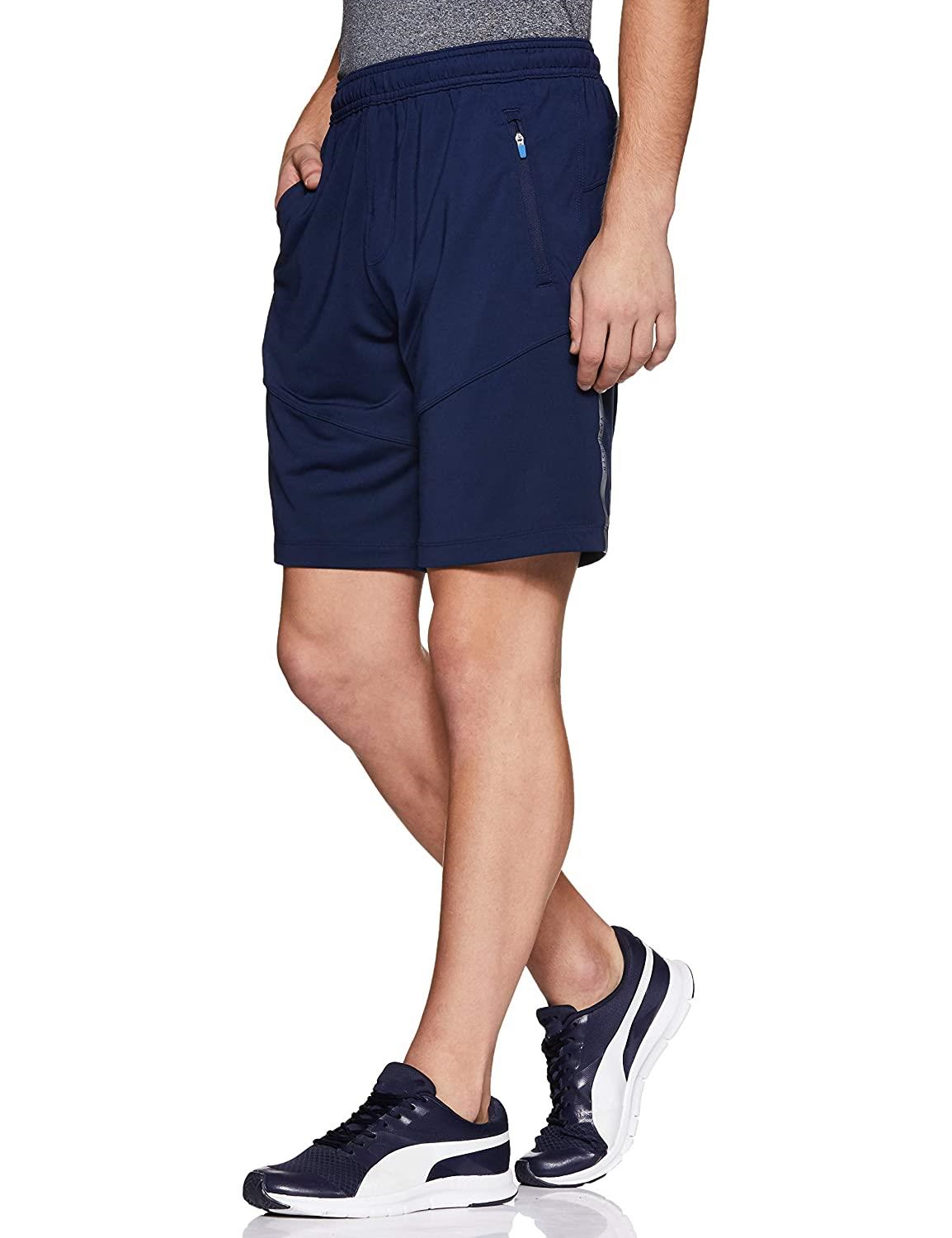Van Heusen Active Men Knit Shorts - Polyester Spandex