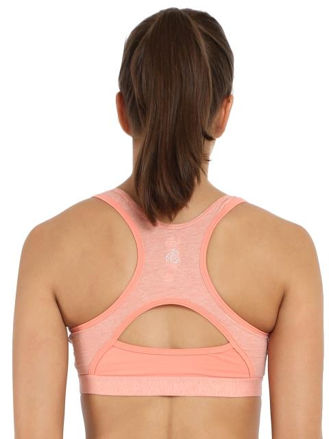 Jockey 1380 Women Super Combed Cotton Active Bra | Wirefree | Padded | Racer Back Styling |