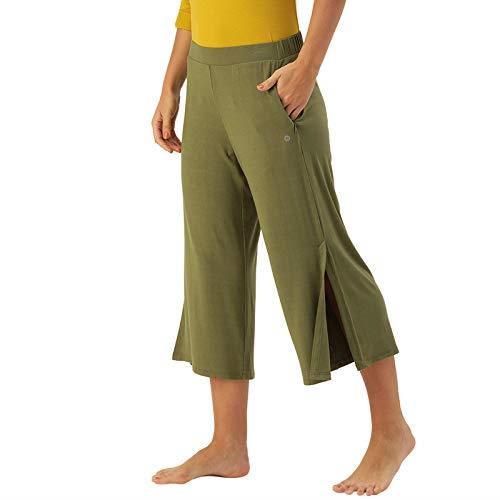 ENAMORE LADIES CAPRI VISCOSE STRETCH JERSEY ZIPPER POCKET CAPRI