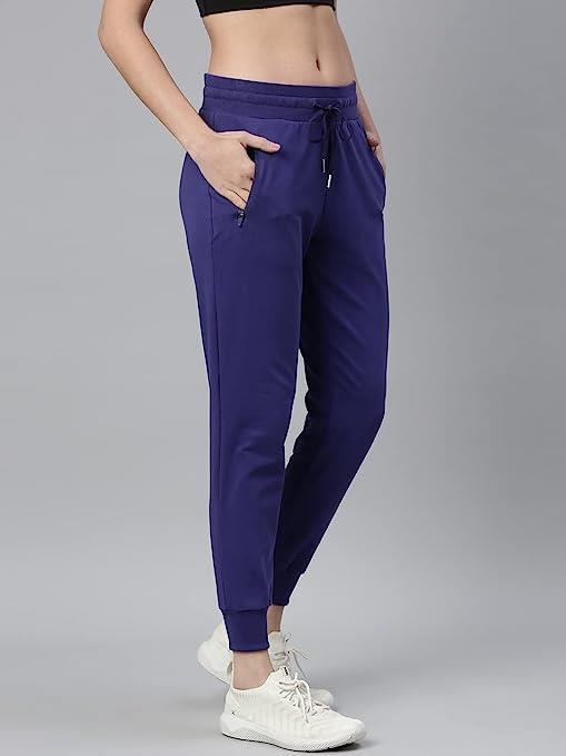 Enamor Mid Rise 7/8th length Drawstring Closure Cotton Terry Jogger For Women - Slim Fit, Super Soft, Antimicrobial