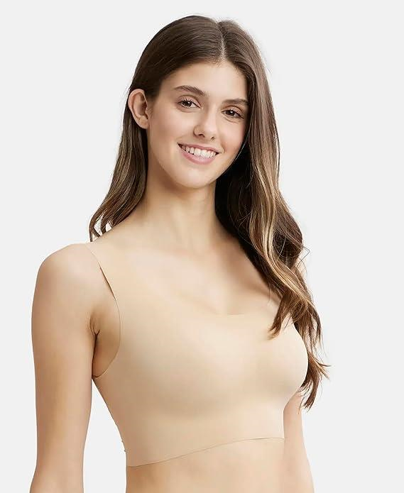 Jockey  Women's Lounge Bra | Wirefree | Padded | Full Coverage | 360 Degree Stretch and Removable Pads | Microfiber Nylon Fabric