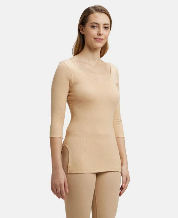 JOCKEY WOMAN 3/4TH SLLEVE TOP THERMAL