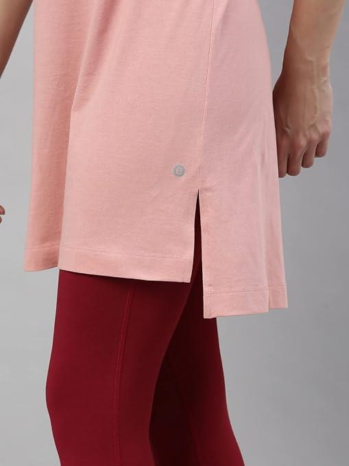 ENAMORE LADIES T-SHIRT MID-THIGH LENGTH R-NECK