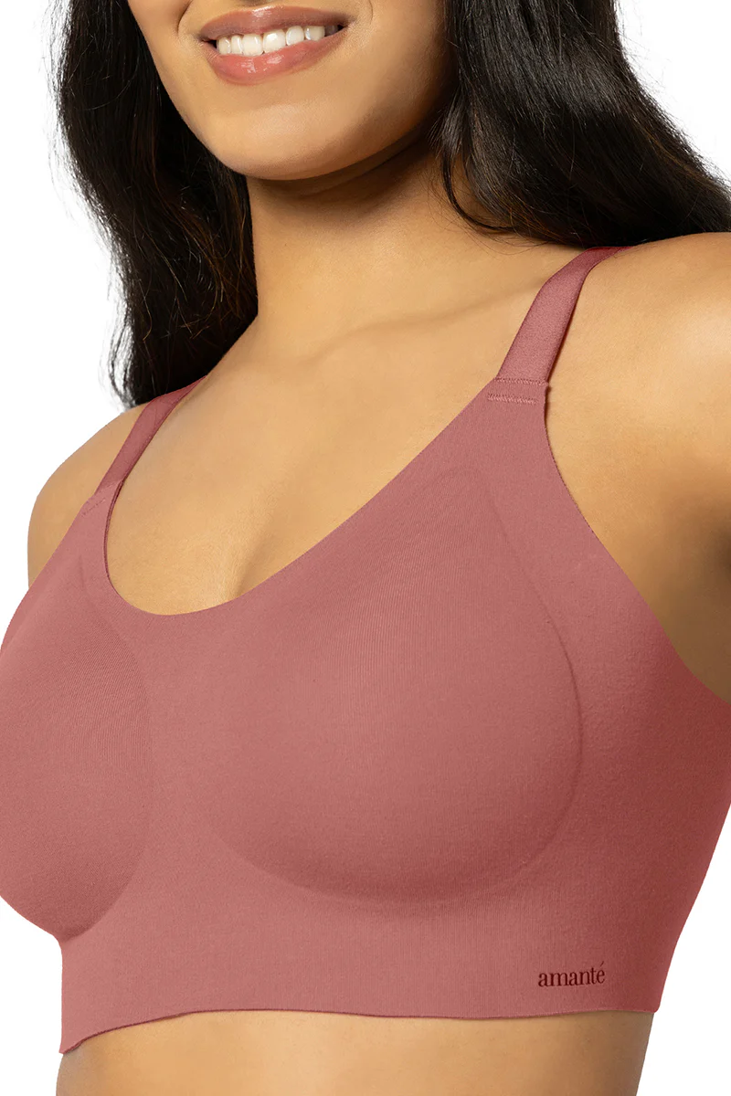 Amante  Invisi Breathe Non-Padded Non-Wired Cotton Bra