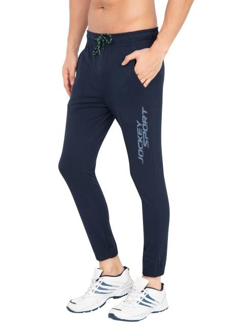 Jockey Men's Super Combed Cotton Rich Slim Fit Mid Rise Active Wear Joggers with Side Pockets