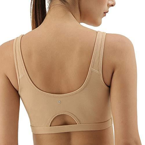 Enamor Easy Slip-On and Back Keyhole Women's Cotton Everyday Beginner's Bra - Padded, Wirefree, Full Coverage