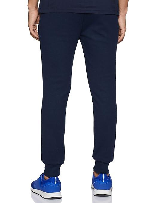 Jockey Men's Super Combed Cotton Rich Pique Fabric Slim Fit Mid Rise Joggers with Zipper Pockets