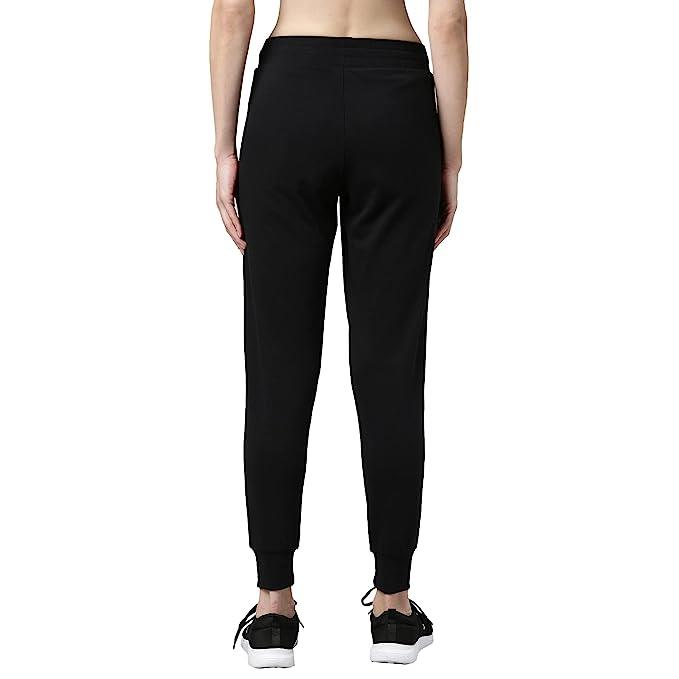 Enamor Mid Rise 7/8th length Drawstring Closure Cotton Terry Jogger For Women - Slim Fit, Super Soft, Antimicrobial