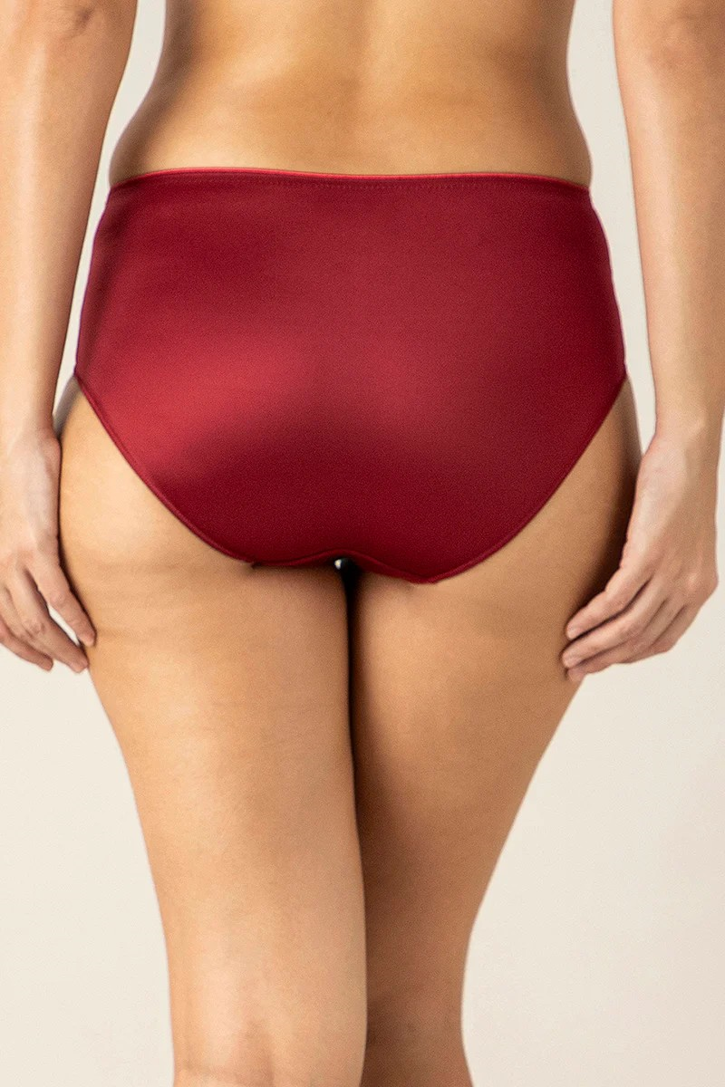 AMANTE HIPSTER PANTY BACK COVERAGE MID-WAISTED PANTY