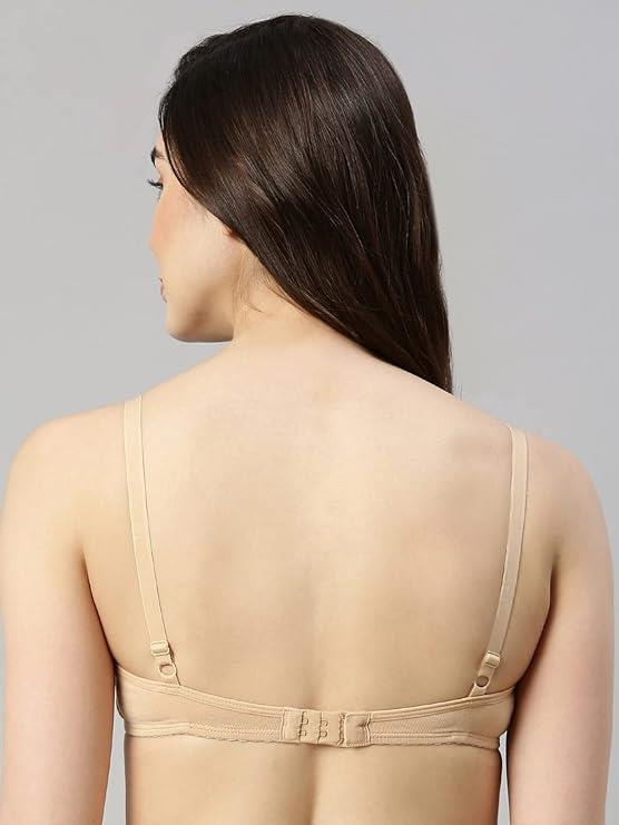 Enamor  Perfect Coverage Cotton Plus Size T-Shirt Bra for Women- Padded and Wirefree