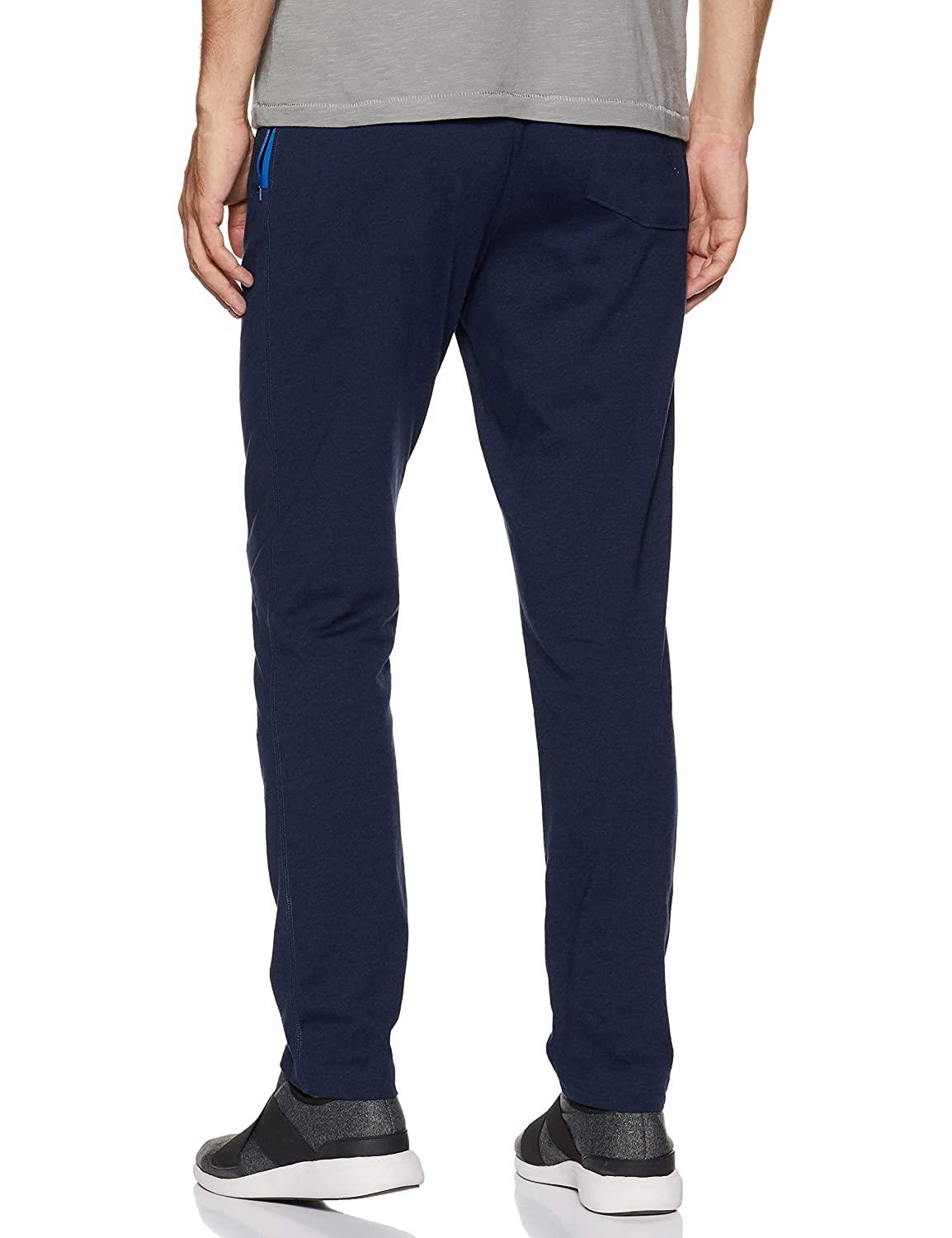 Van Heusen Men Athleisure Smart Tech Regular Fit Track pants - Easy Stain Release, Anti Stat, Ultra Soft