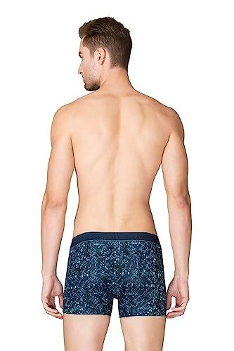 Van Heusen Men Breathable AIR Series Active Printed Trunk - Microfibre Elastane - Swift Dry, 4-Way Stretch