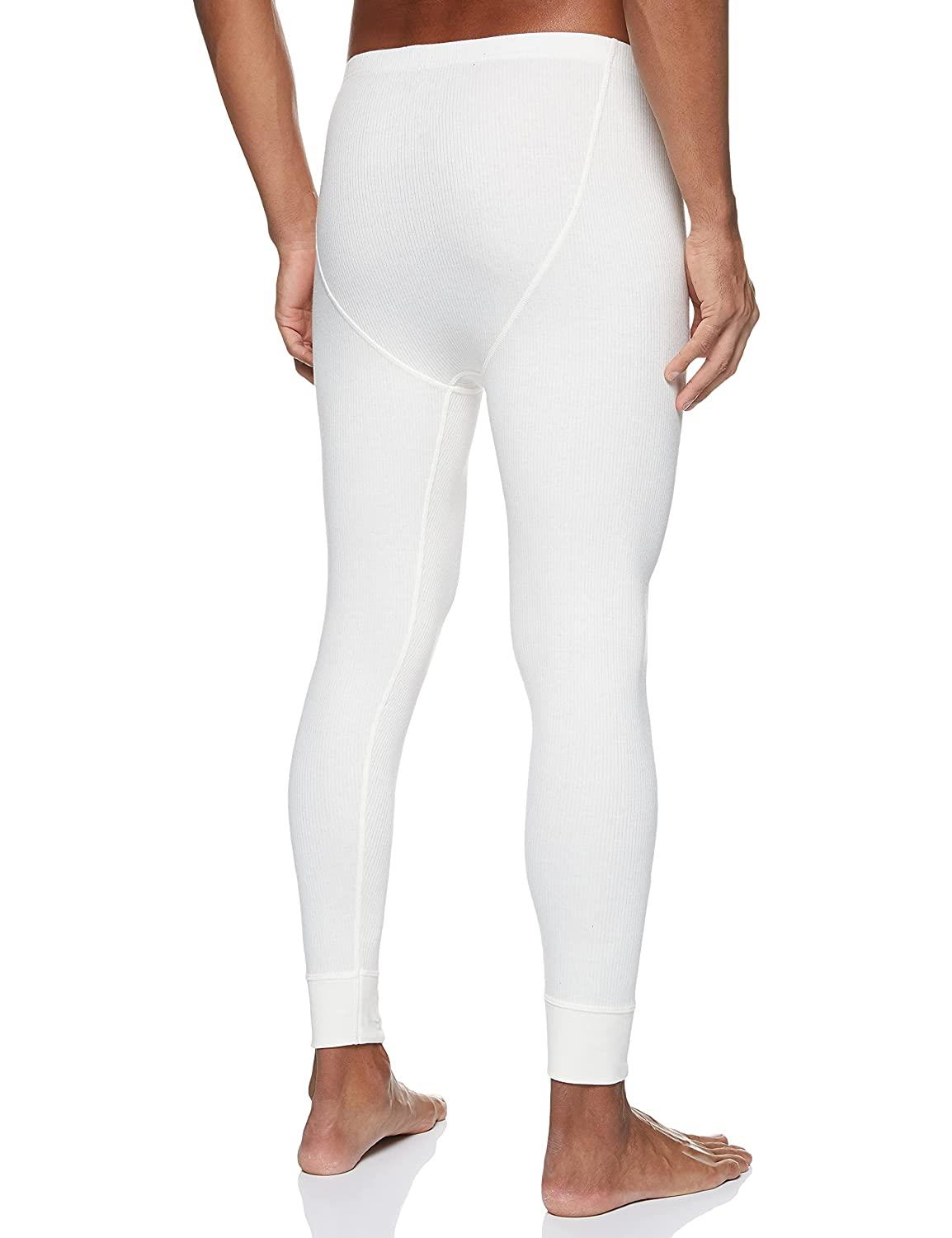 Jockey Men's Super Combed Cotton Rich Skinny Fit Mid Rise Thermal Long Johns