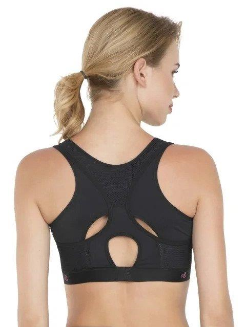 Jockey Women's Sports Bra | Wirefree | Padded | Full Coverage with Racer Back Styling | Tactel Nylon Elastane Stretch Fabric