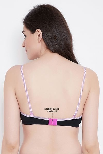 Clovia Women's Cotton Padded Non-Wired Full Cup Multiway T-Shirt Bra