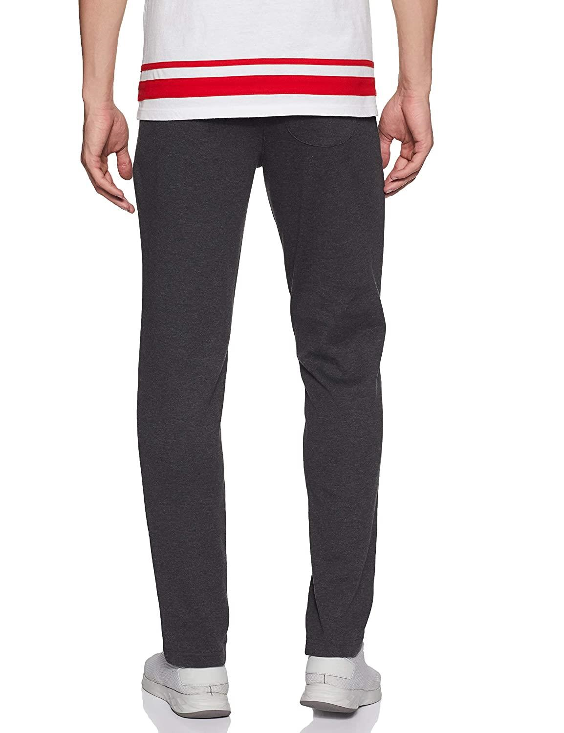 Van Heusen Men's Regular Fit Mid Rise Athleisure Smart Tech Trackpants - Easy Stain Release, Anti Stat, Ultra Soft