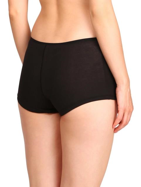Jockey  Women's High Coverage Super Combed Cotton Elastane Stretch Mid Waist Boy Shorts Panty with Concealed Waistband and Stay Fresh Treatment