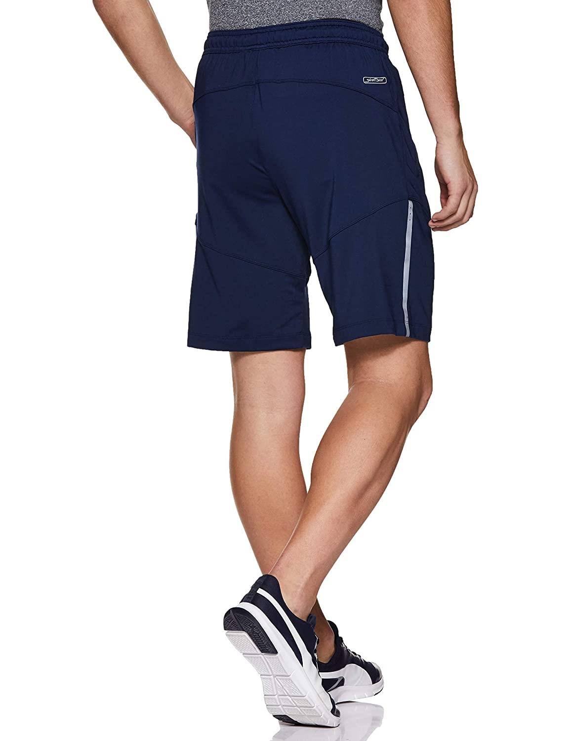 Van Heusen Active Men Knit Shorts - Polyester Spandex