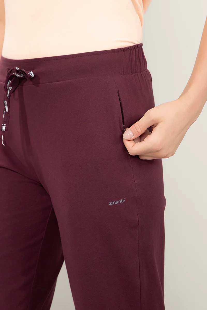 AMANTE LADIES TRACK PANT RELEXED FIT FULL LENGTH TRACK PANT