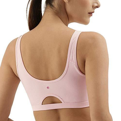 Enamor Easy Slip-On and Back Keyhole Women's Cotton Everyday Beginner's Bra - Padded, Wirefree, Full Coverage