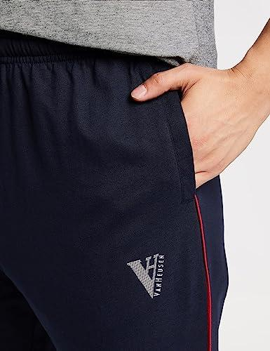 Van Heusen Men's Regular Fit Mid Rise Athleisure Smart Tech Trackpants