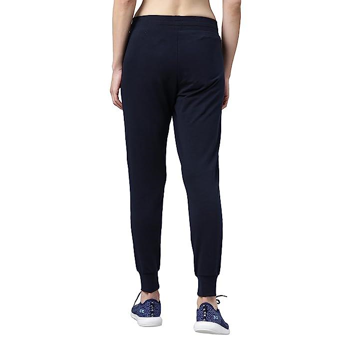 Enamor Mid Rise 7/8th length Drawstring Closure Cotton Terry Jogger For Women - Slim Fit, Super Soft, Antimicrobial