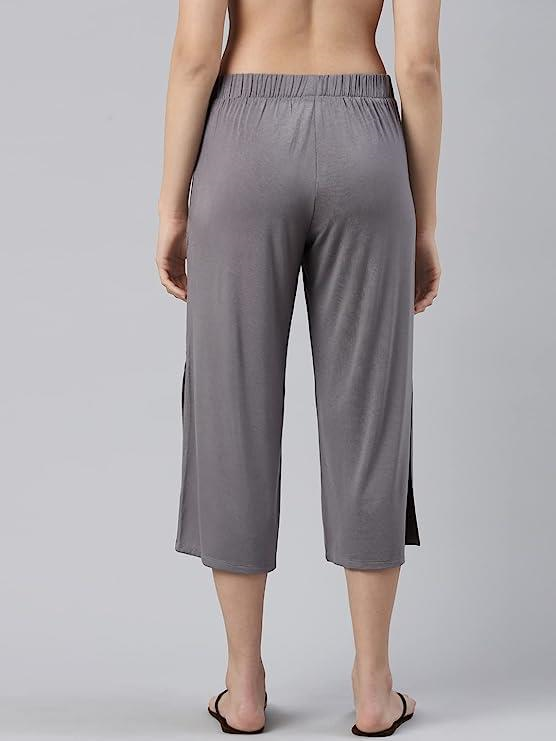 ENAMORE LADIES CAPRI VISCOSE STRETCH JERSEY ZIPPER POCKET CAPRI