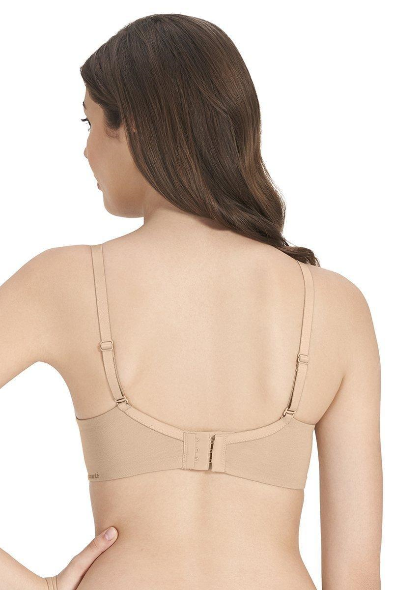 Amante Women Padded Non Wired Full Coverage Seamless Essential Wirefree T-Shirt Bra